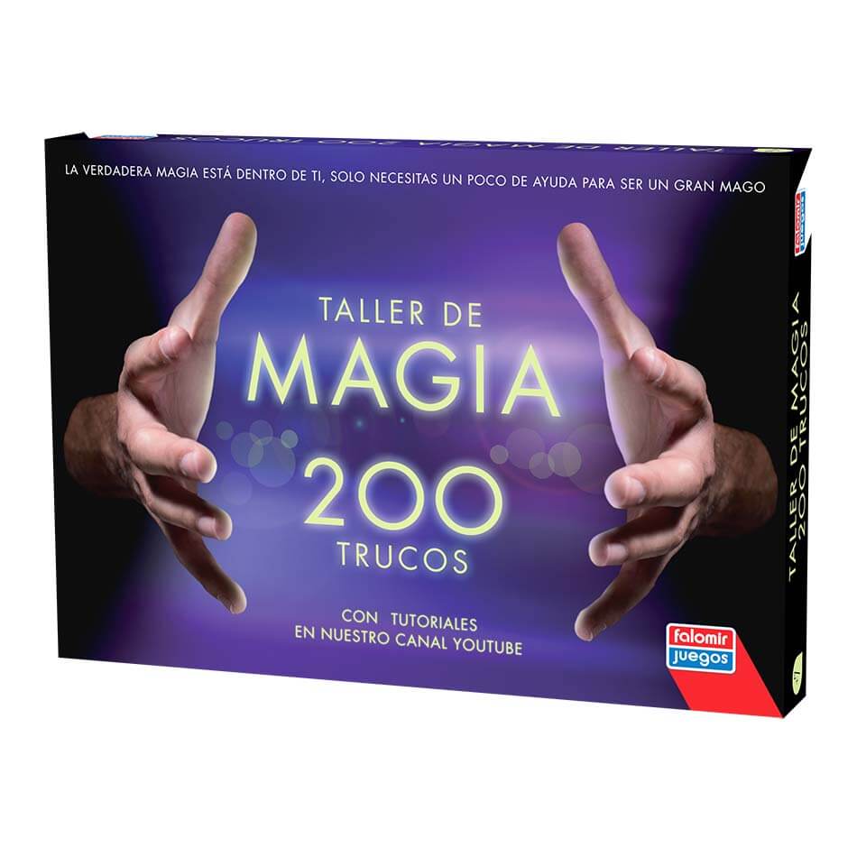Caja Magia 100 Trucos KUNEN Principiante Juego de Magia con Mago Varita Juego de Mesa Kit mágico 